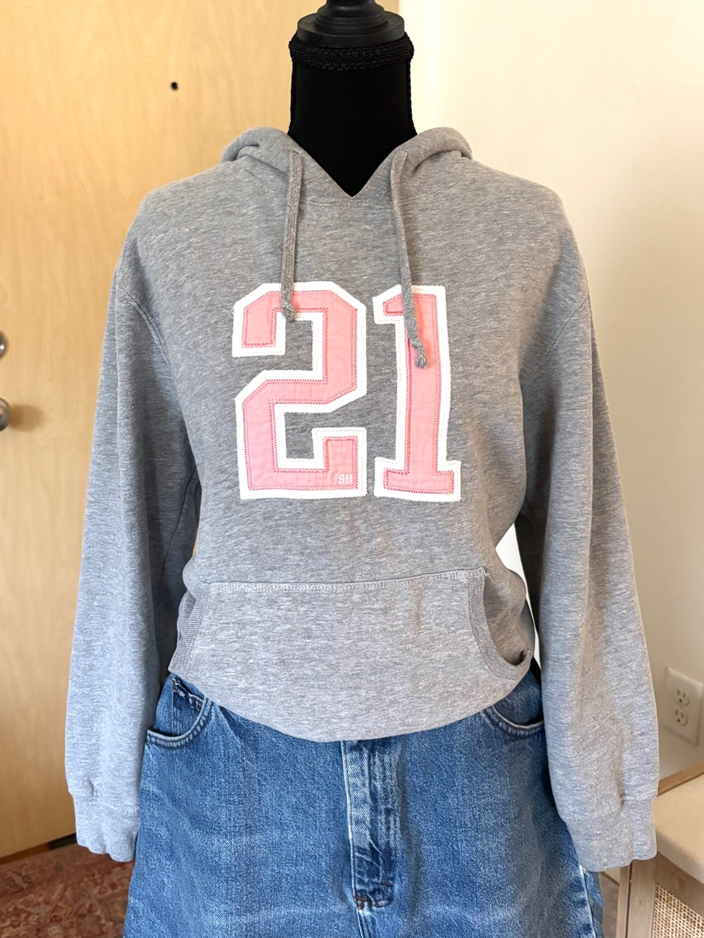 Y2K Steve & Barry’s 21 Pink & Grey Hoodie